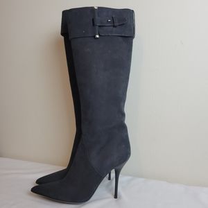 Calvin Klein Collection Black Suede Boots 37.5
